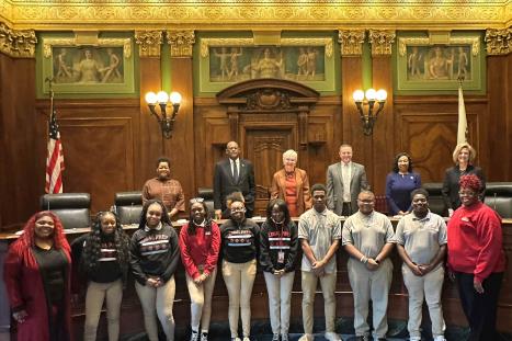 Supreme Court Justices Meet with Students in Springfield