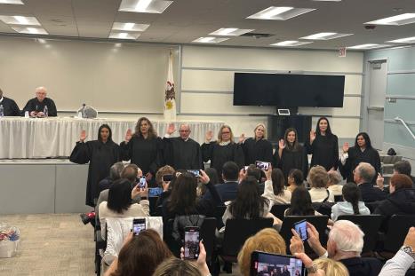 Swearing-in of 8 judges in Cook County